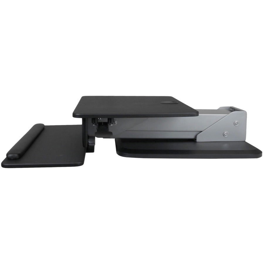 StarTech.com Height Adjustable Standing Desk Converter - Sit Stand Desk with One-finger Adjustment - Ergonomic Desk