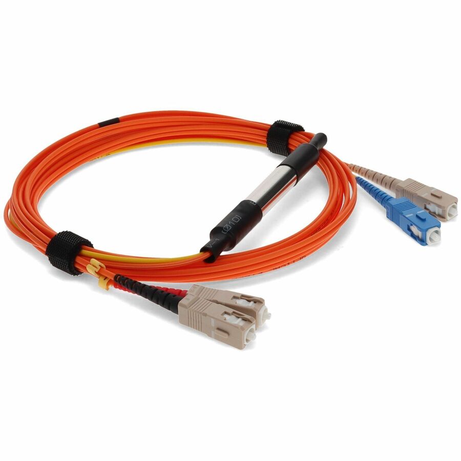 AddOn 3m Cisco CAB-GELX-625 Compatible SC (Male) to SC (Male) Orange OM1 & OS1 Duplex Fiber Mode Conditioning Cable