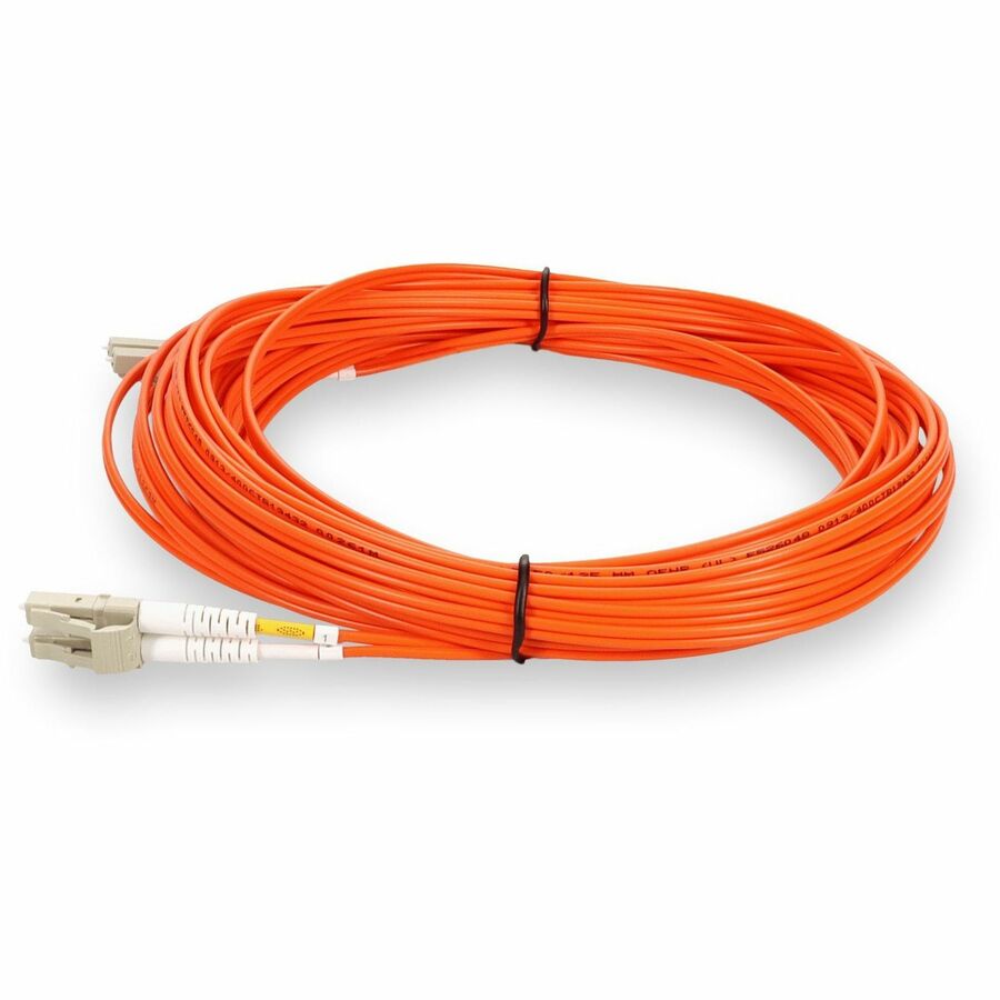 AddOn 3m LC (Male) to LC (Male) Orange OM2 Duplex Fiber OFNR (Riser-Rated) Patch Cable