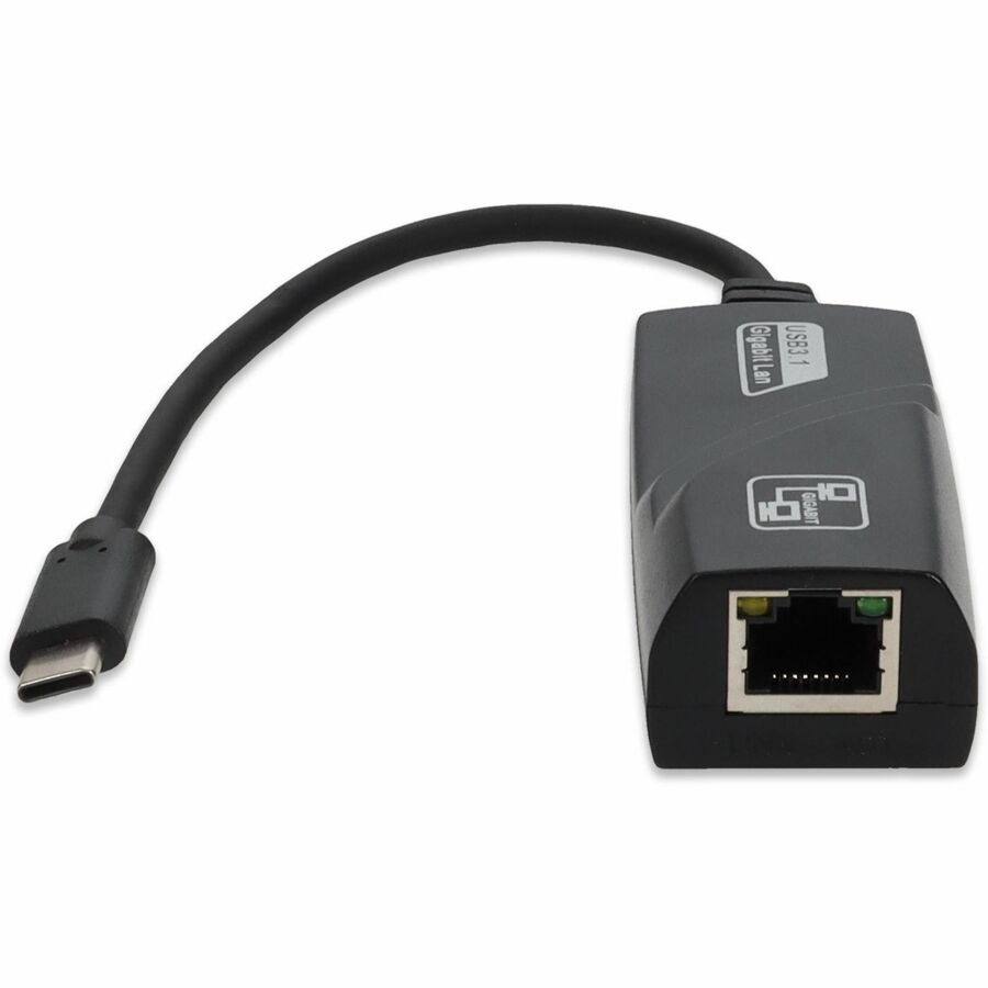 AddOn USB 3.1 (C) Male to RJ-45 Female Black Adapter