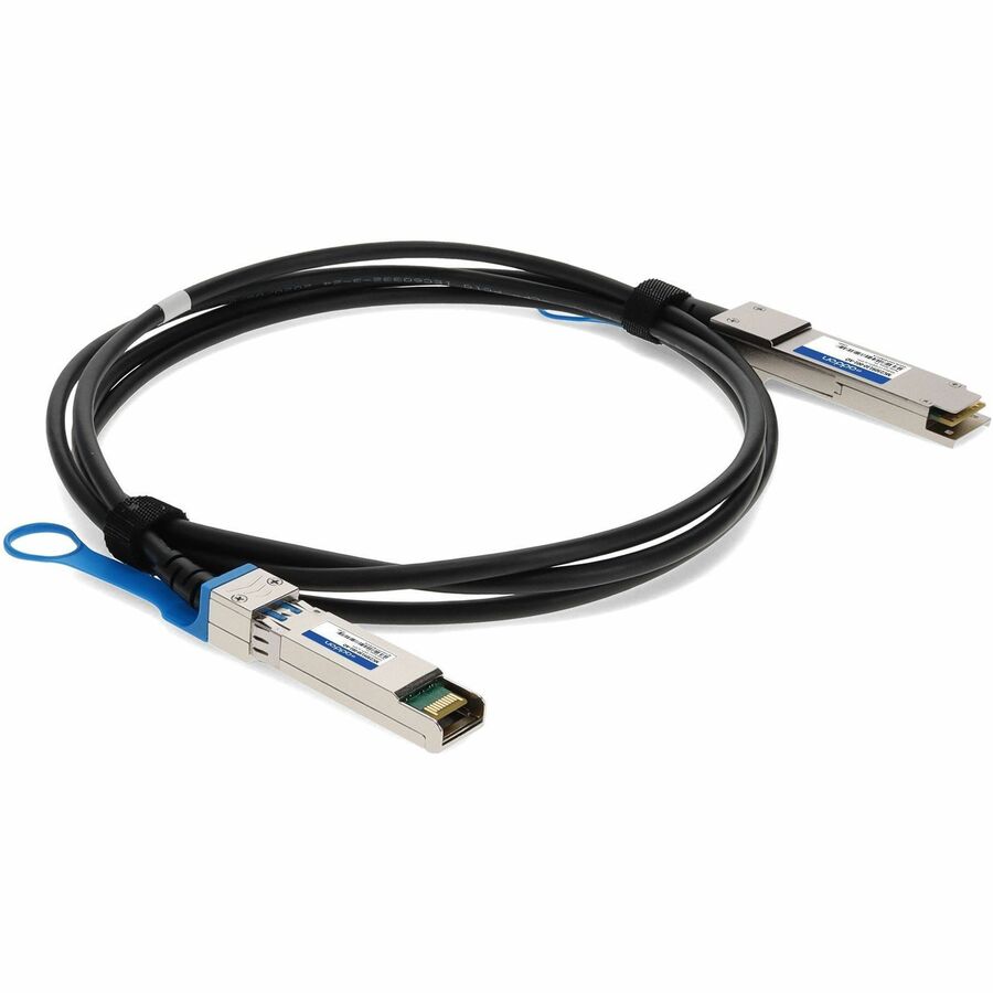 AddOn Mellanox MC2309130-001 Compatible TAA Compliant 10GBase-CU QSFP+ to SFP+ Direct Attach Cable (Passive Twinax, 1m)