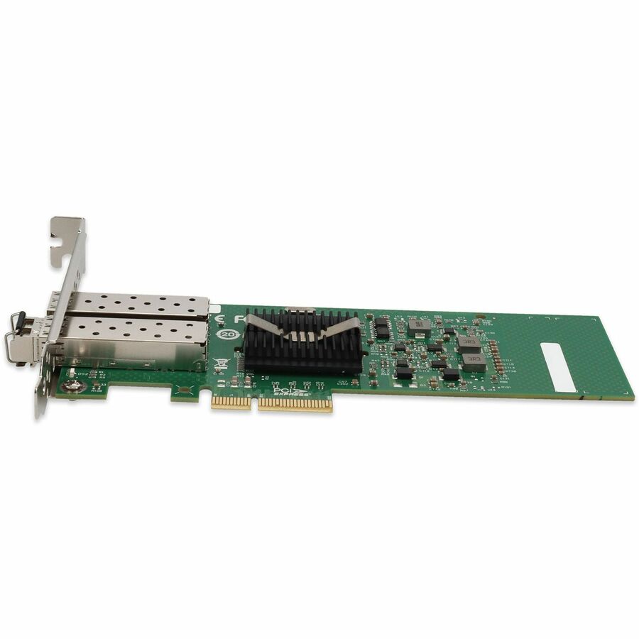 AddOn Intel I350F2 Comparable 1Gbs Dual SFP Port Network Interface Card with 2 1000Base-SX SFP Transceivers