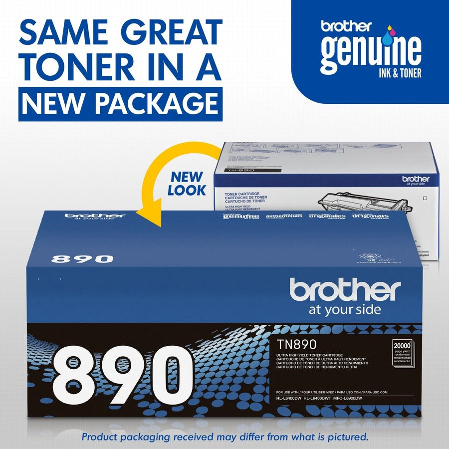 Brother Genuine TN890 Ultra High Yield Mono Laser Toner Cartridge