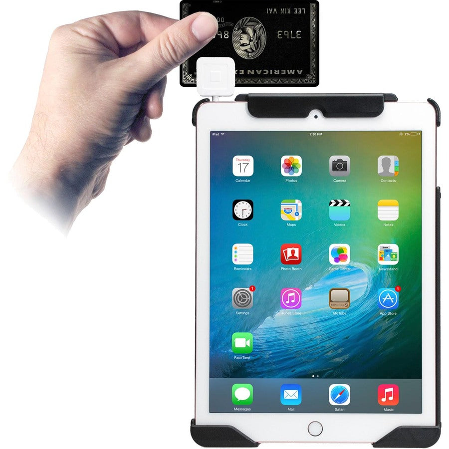 CTA Digital Anti-Theft Case with Built-In Grip Stand for iPad Air and iPad Pro 9.7