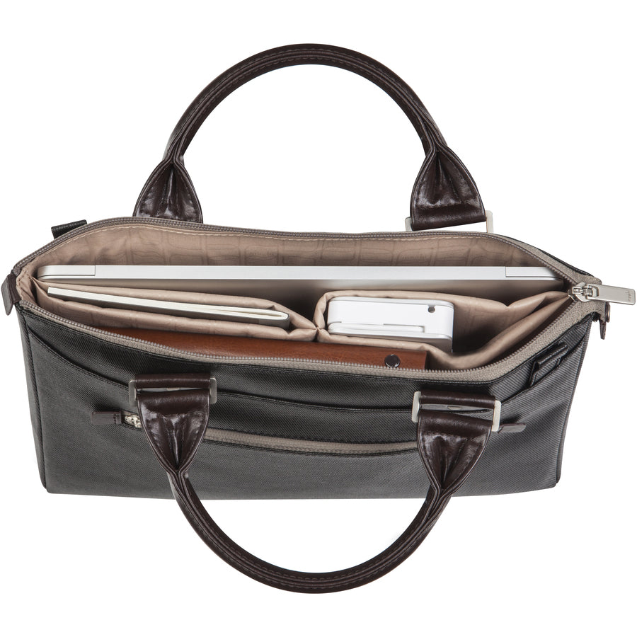 Moshi Moshi Urbana Mini Lightweight Bag - Metro Black, Padded Phone/tablet Compartments, Detachable Shoulder Strap