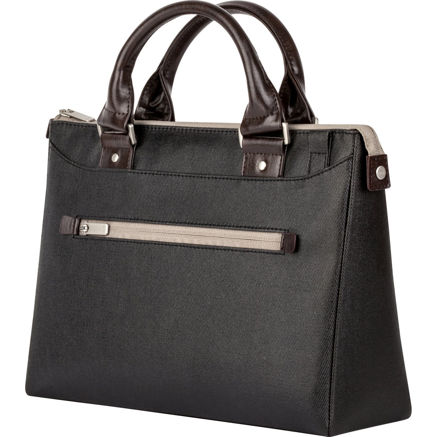 Moshi Moshi Urbana Mini Lightweight Bag - Metro Black, Padded Phone/tablet Compartments, Detachable Shoulder Strap