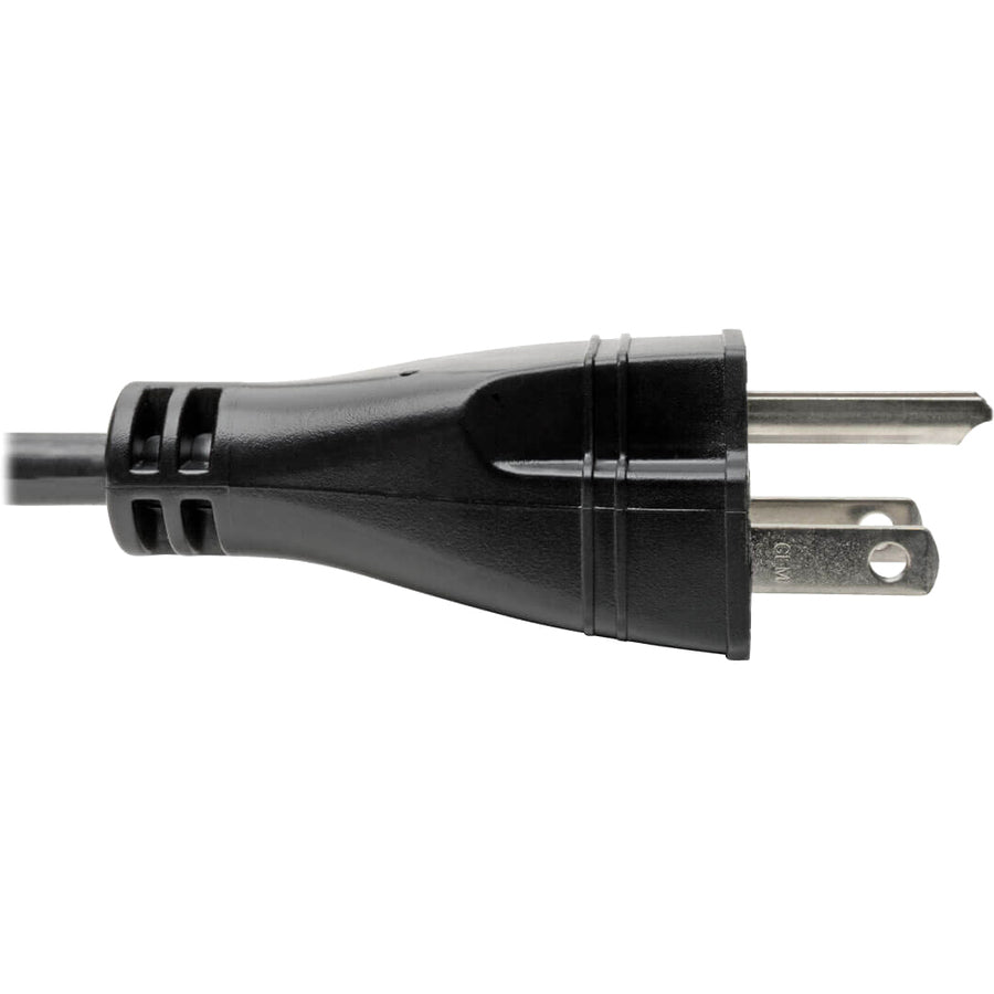 Eaton Tripp Lite Series Hospital-Grade Power Cord, NEMA 5-15P to C13 - Green Dot, 10A, 125V, 18 AWG, 6 ft. (1.83 m), Black