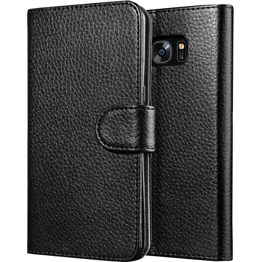 SUP LeatherBook Carrying Case (Wallet) Smartphone - Black