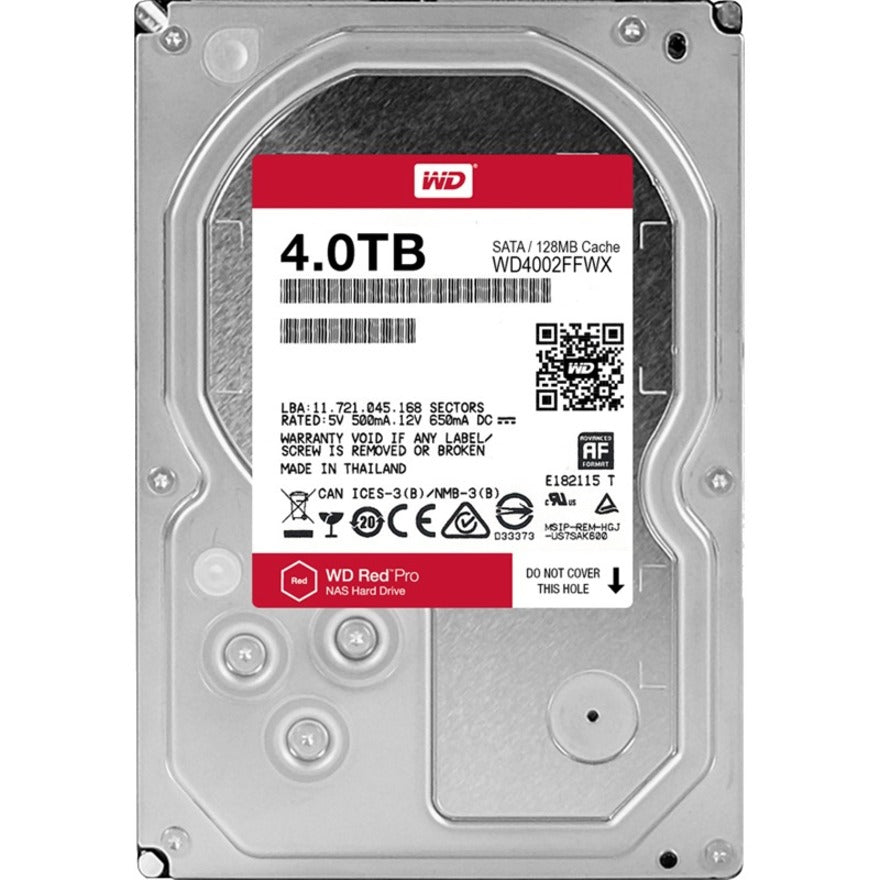 WD Red Pro 4TB NAS hard drive