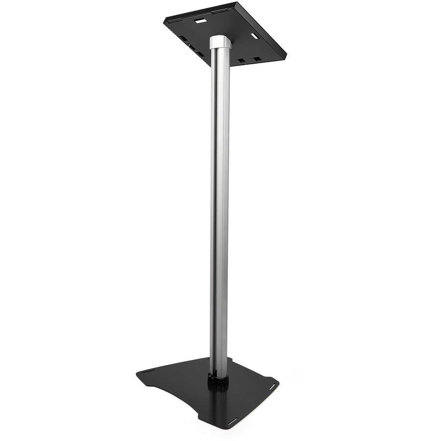 StarTech.com Secure Tablet Floor Stand - Security lock protects your tablet from theft and tampering - Supports iPad and other 9.7" tablets - Fixed Height of approx. 42" (1060 mm) - Built-in cable management - Covered Home button - TAA compliant - Thread