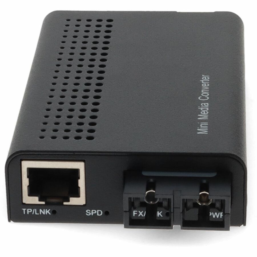 AddOn 10/100/1000Base-TX(RJ-45) to 1000Base-FX(SC) MMF 1310nm 2km Mini Media Converter