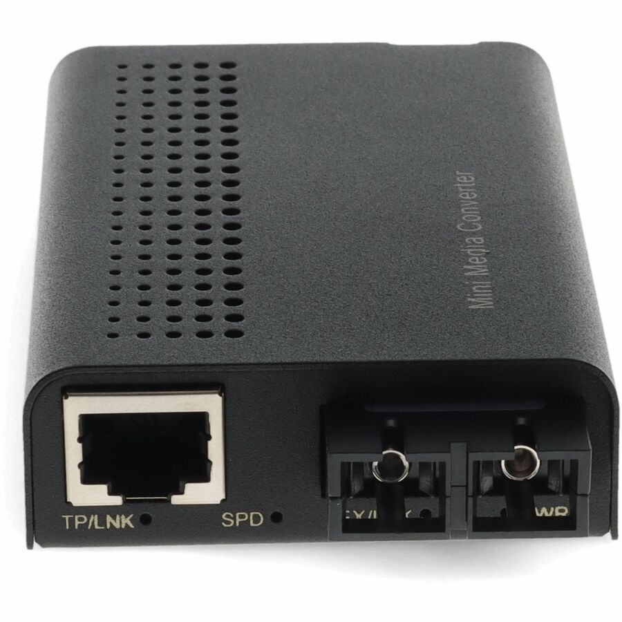 AddOn 10/100/1000Base-TX(RJ-45) to 1000Base-LX(SC) SMF 1310nm 20km Mini Media Converter