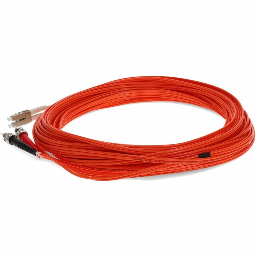 AddOn ADD-ST-LC-50M6MMF Fiber Optic Duplex Network Patch Cable