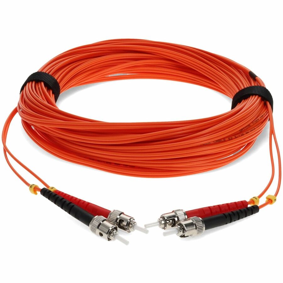 AddOn ADD-ST-ST-25M6MMF Fiber Optic Duplex Network Patch Cable