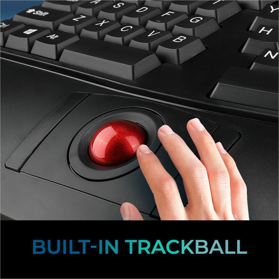 WIRELES ERGO TRACKBALL KEYBOARD