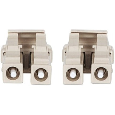 Intellinet Network Solutions Fiber Optic Patch Cable, LC/LC, OM3, 50/125, Multimode, Duplex, Aqua, 10 ft (3 m)