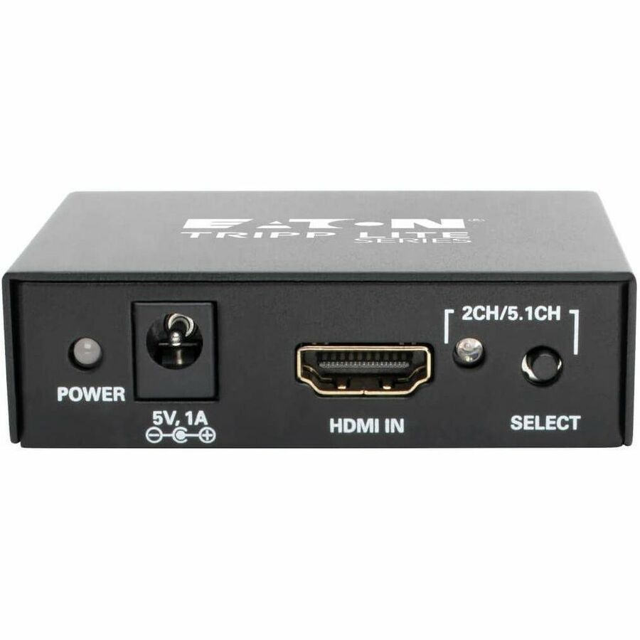 Eaton Tripp Lite Series 4K HDMI Audio De-Embedder/Extractor with TOSLINK, RCA and 3.5 mm Stereo Output, 5.1 Channel, HDCP, 4K 30Hz