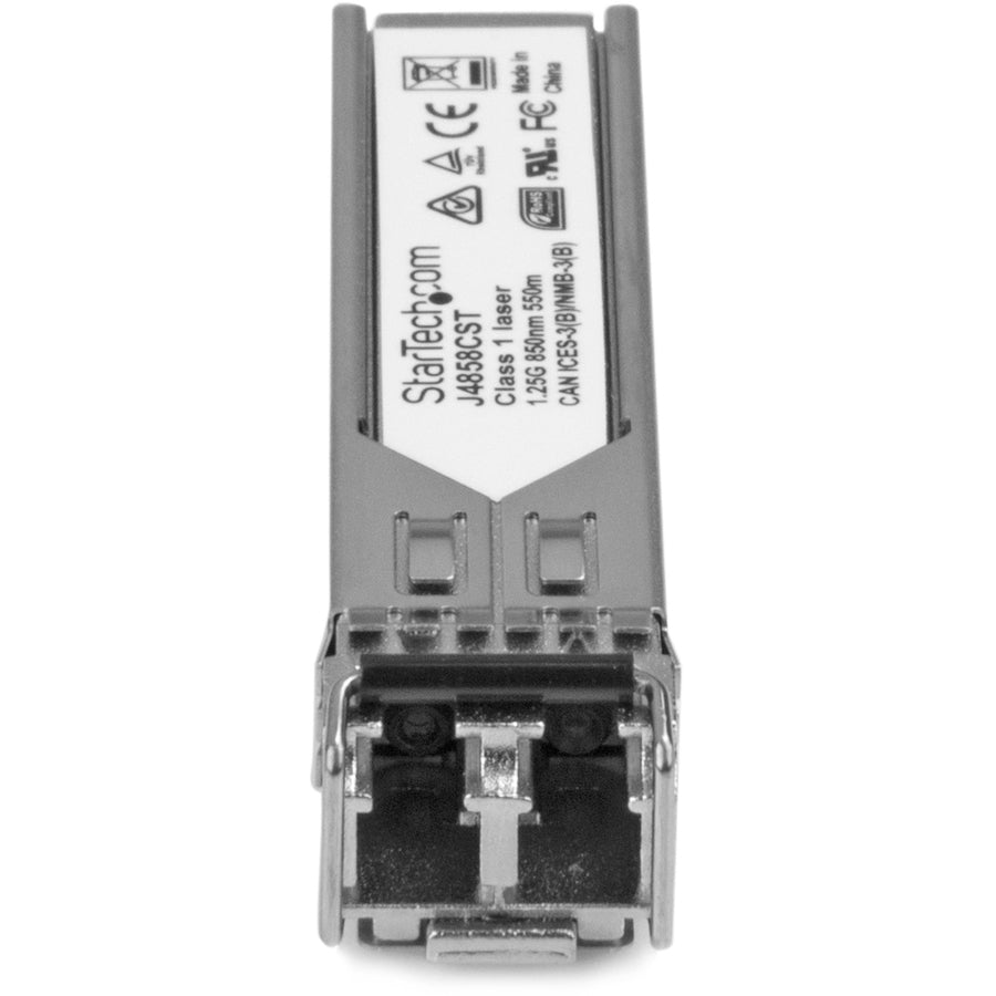 StarTech.com 10 pack HPE J4858C Compatible SFP Module - 1000BASE-SX - 1GE Gigabit Ethernet SFP 1GbE Multi Mode/MMF Fiber Transceiver 550m