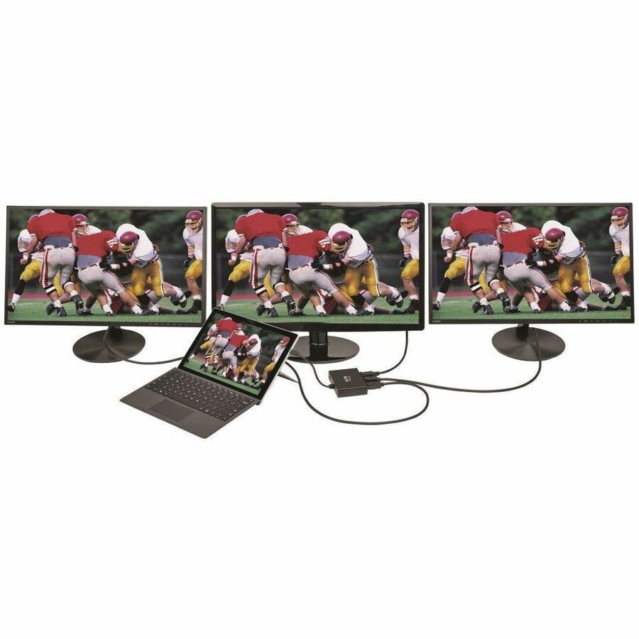 Eaton Tripp Lite Series 3-Port Mini DisplayPort to DisplayPort Multi-Monitor Splitter, MST Hub, 4K 60 Hz UHD, DP1.2, TAA