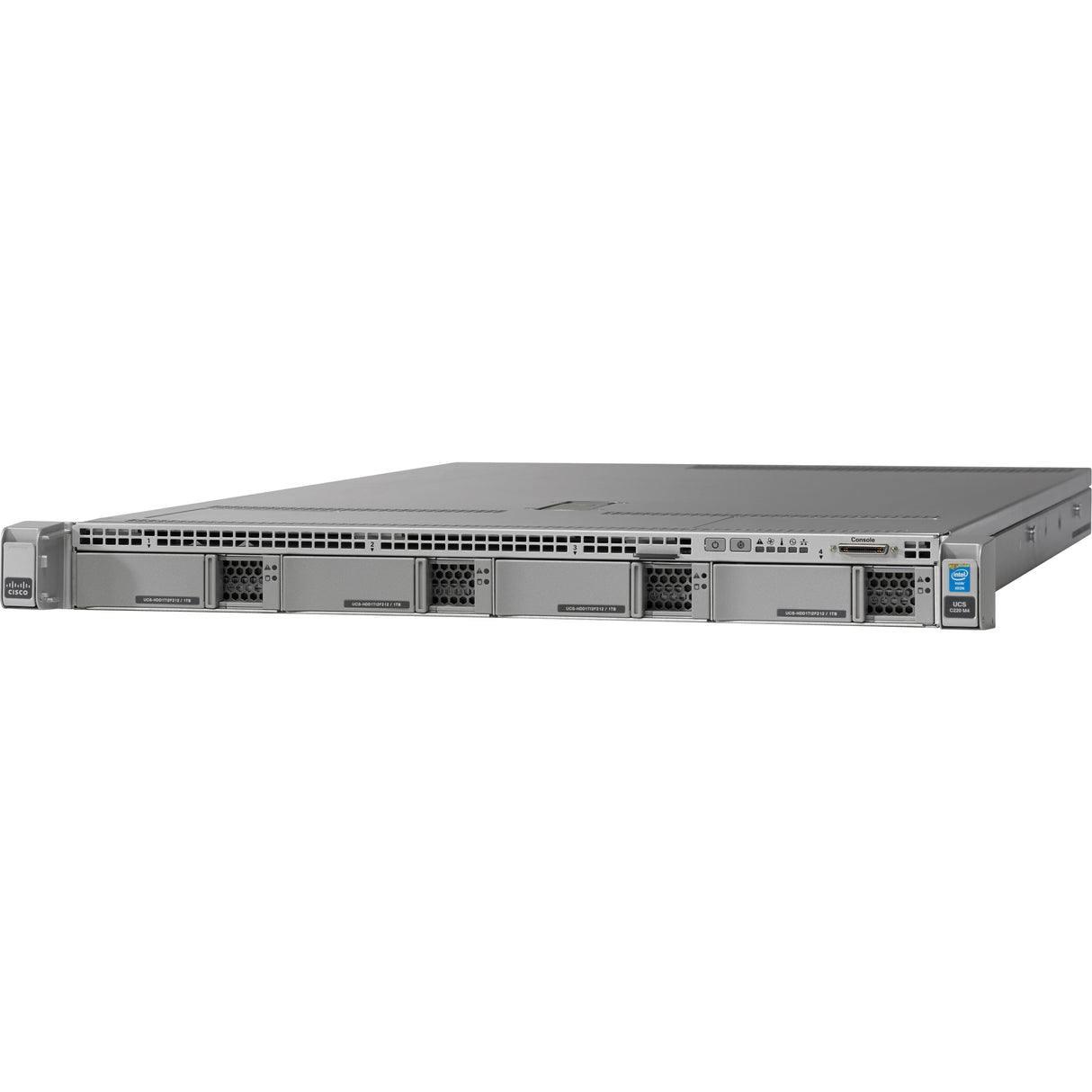 Cisco C220 M4 1U Rack Server - 2 Xeon E5-2680 v4 2.40 GHz - 128 GB RAM - Serial ATA/600 Controller