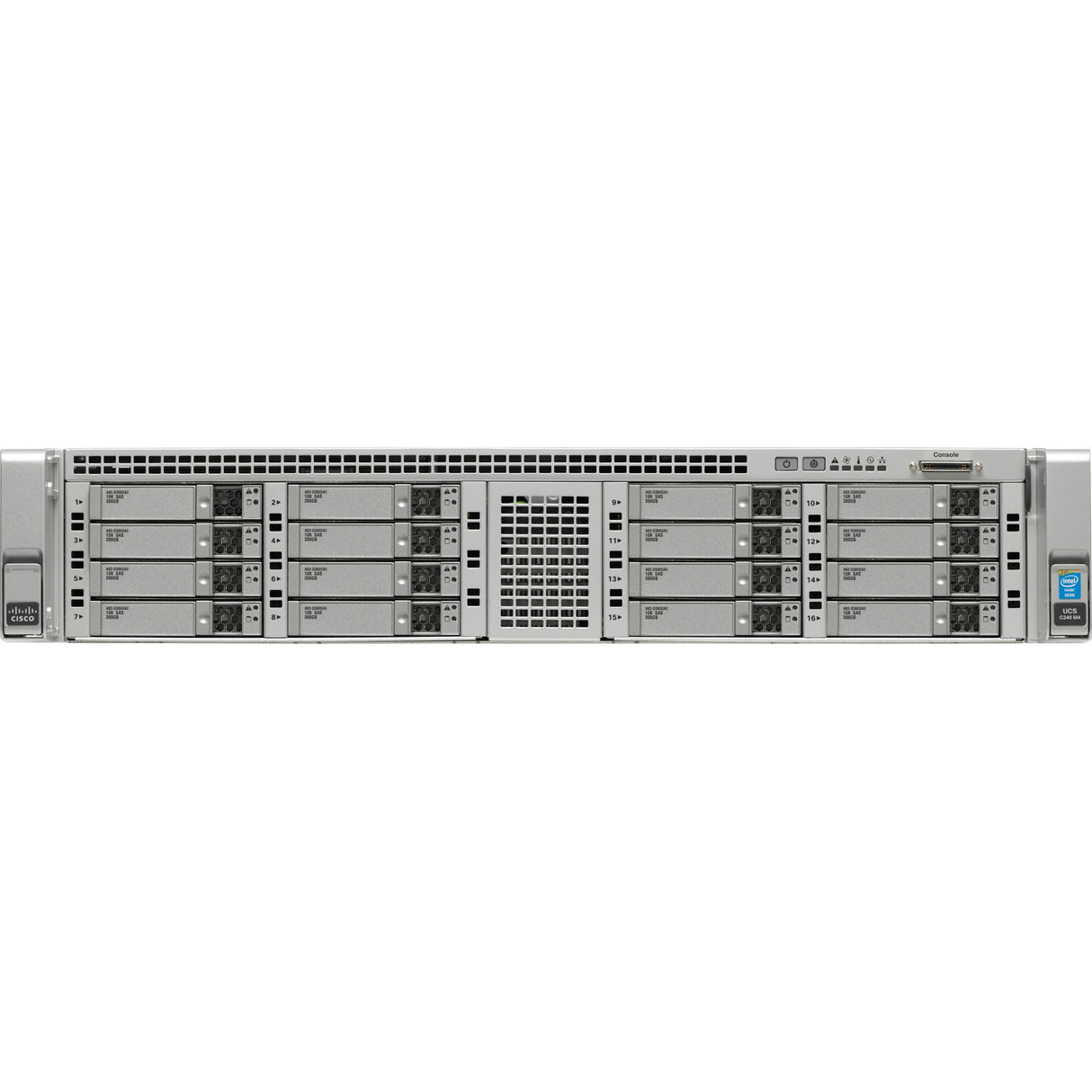 Cisco C240 M4 2U Rack Server - 2 Xeon E5-2630 v4 2.20 GHz - 128 GB RAM - Serial ATA/600 Controller