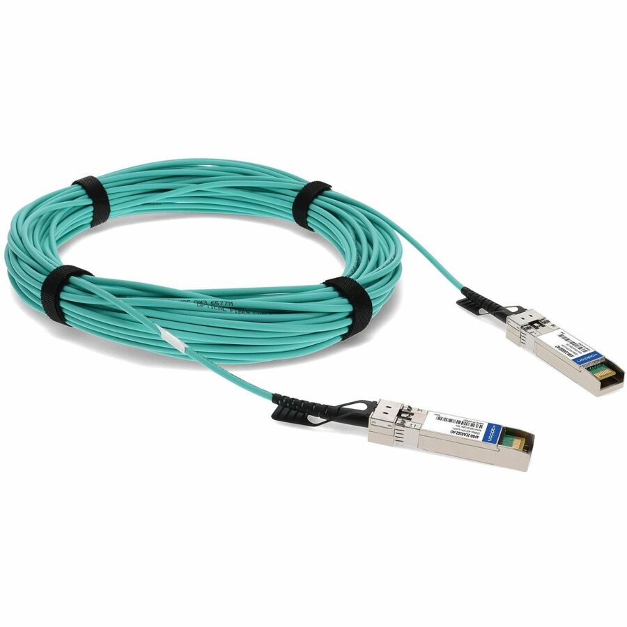 AddOn Avago AFBR-2CAR20Z Compatible TAA Compliant 10GBase-AOC SFP+ to SFP+ Direct Attach Cable (850nm, MMF, 20m)