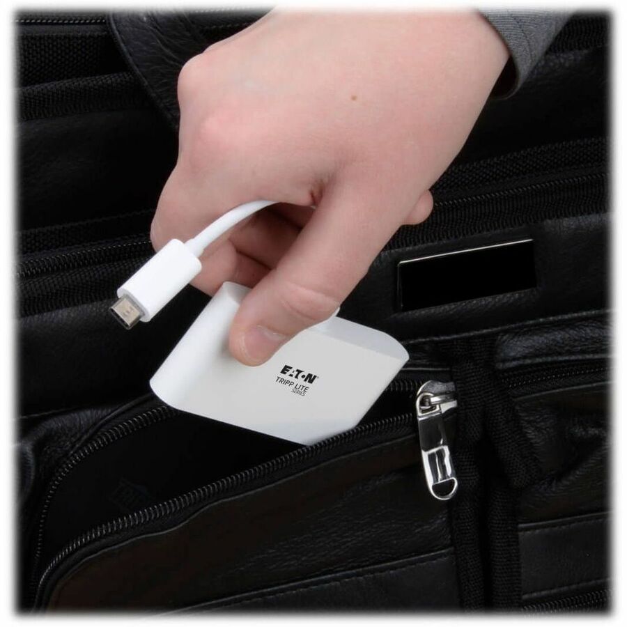 Eaton Tripp Lite Series 4-Port USB-C Hub, USB 3.x (5Gbps), 4x USB-A Ports, 60W PD Charging, White