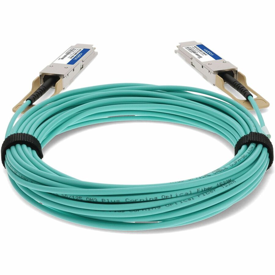 AddOn Arista Networks AOC-Q-Q-100G-15M Compatible TAA Compliant 100GBase-AOC QSFP28 to QSFP28 Direct Attach Cable (850nm, MMF, 15m)