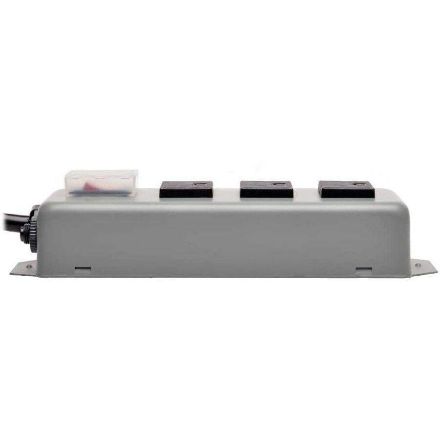 Eaton Tripp Lite Series Industrial Power Strip, 3-Outlet, 9 ft. (2.7 m) Cord, NEMA 5-15P Plug, Switch Guard