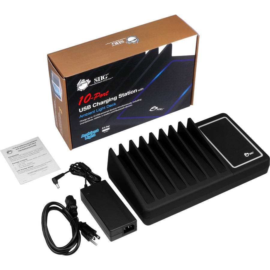 10PORT USB CHARGING STATION W/