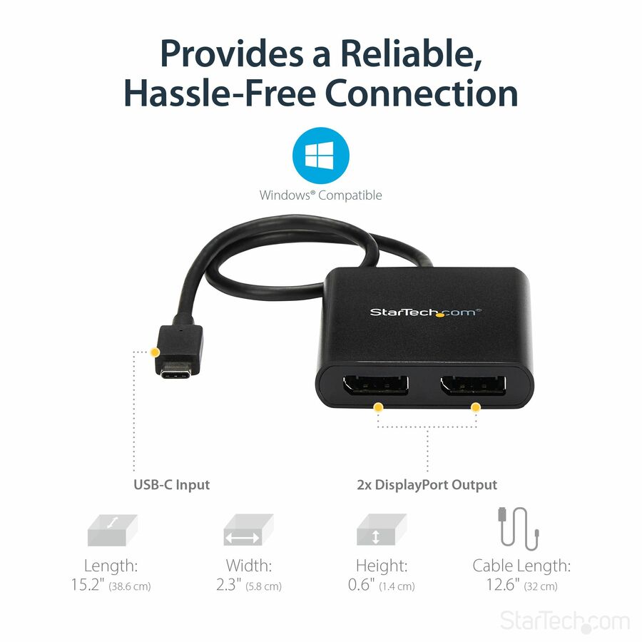 USB-C DP MULTI MONITOR ADAPTER