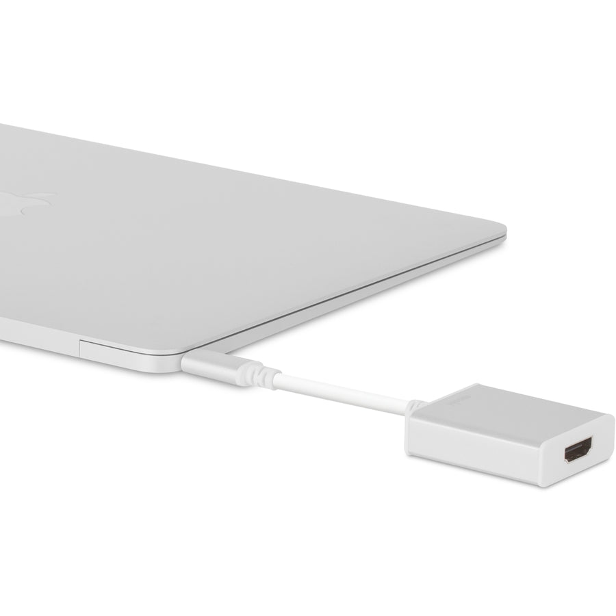 Moshi USB-C to HDMI Adapter, 4K up to 60 fps, Aluminum Casings, Works with MacBook, MacBook Air, MacBook Pro, Surface