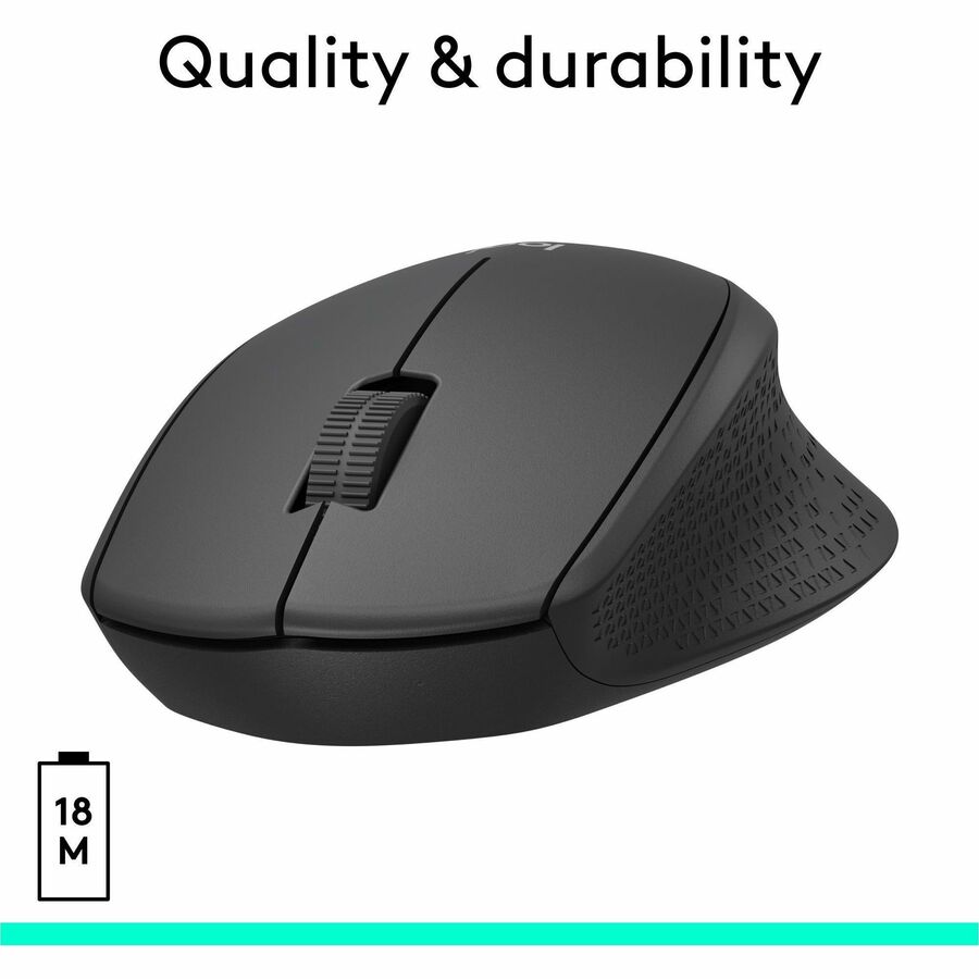 M330 SILENT PLUS BLACK MOUSE