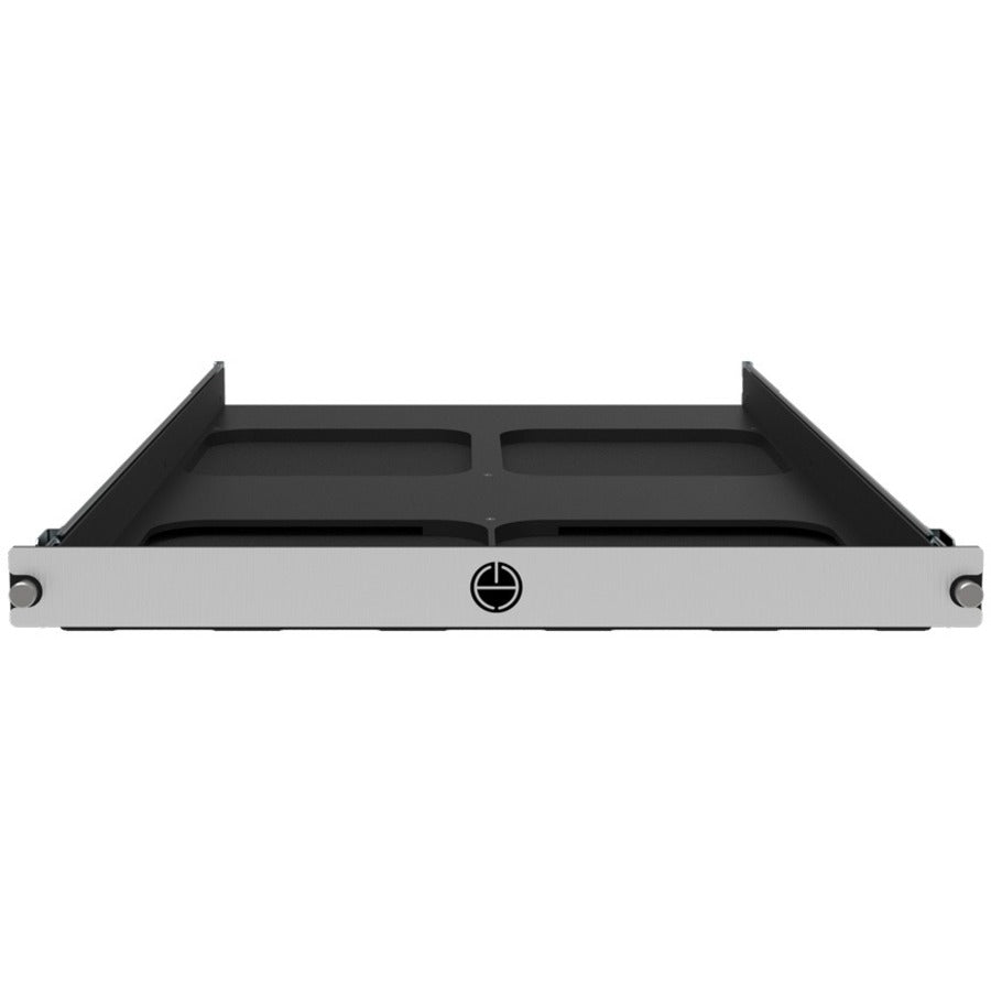 Rack Solutions 1U Mini Rack Tool-less Dry Sliding Shelf for Four Apple Mac Mini