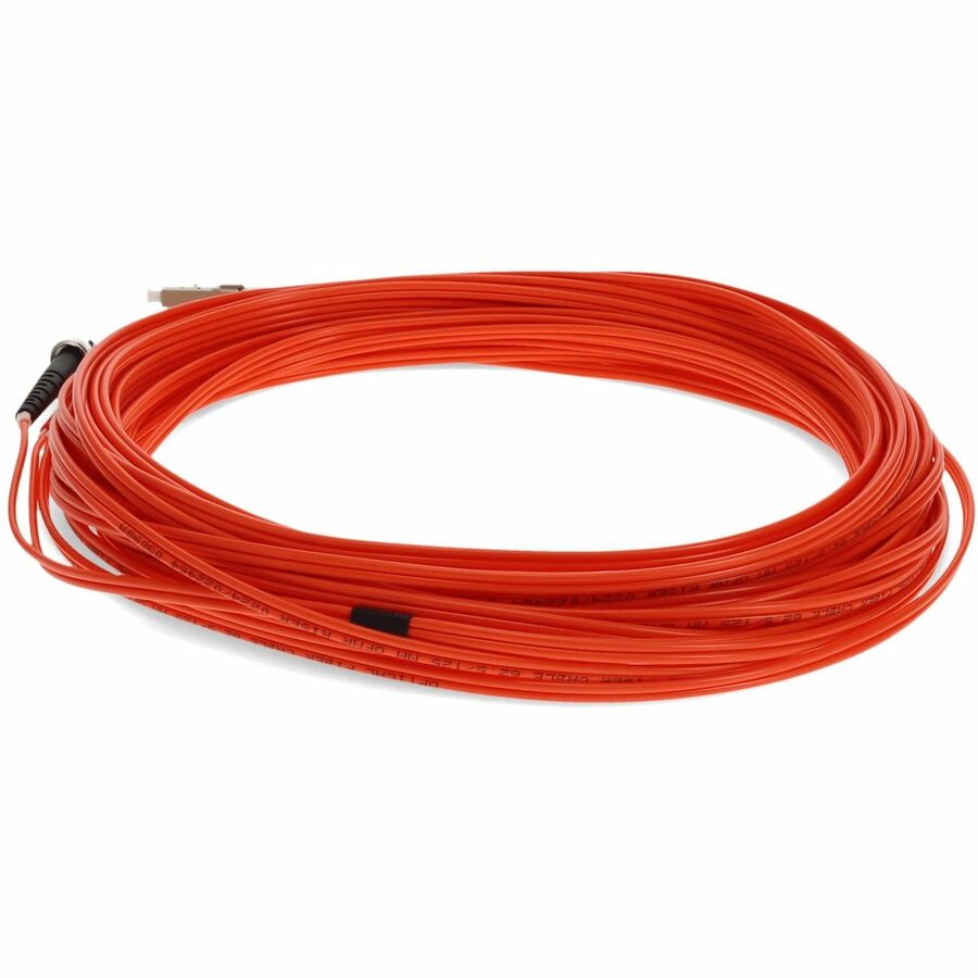 AddOn 40m LC (Male) to ST (Male) Orange OM1 Duplex Fiber OFNR (Riser-Rated) Patch Cable