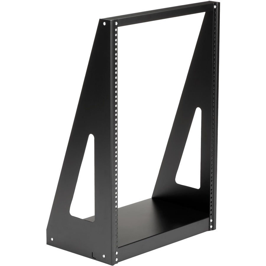 StarTech.com 2-Post 16U Heavy-Duty Desktop Server Rack, Small Open Frame 19in Network Rack for Home/Office IT Equipment, TAA Compliant