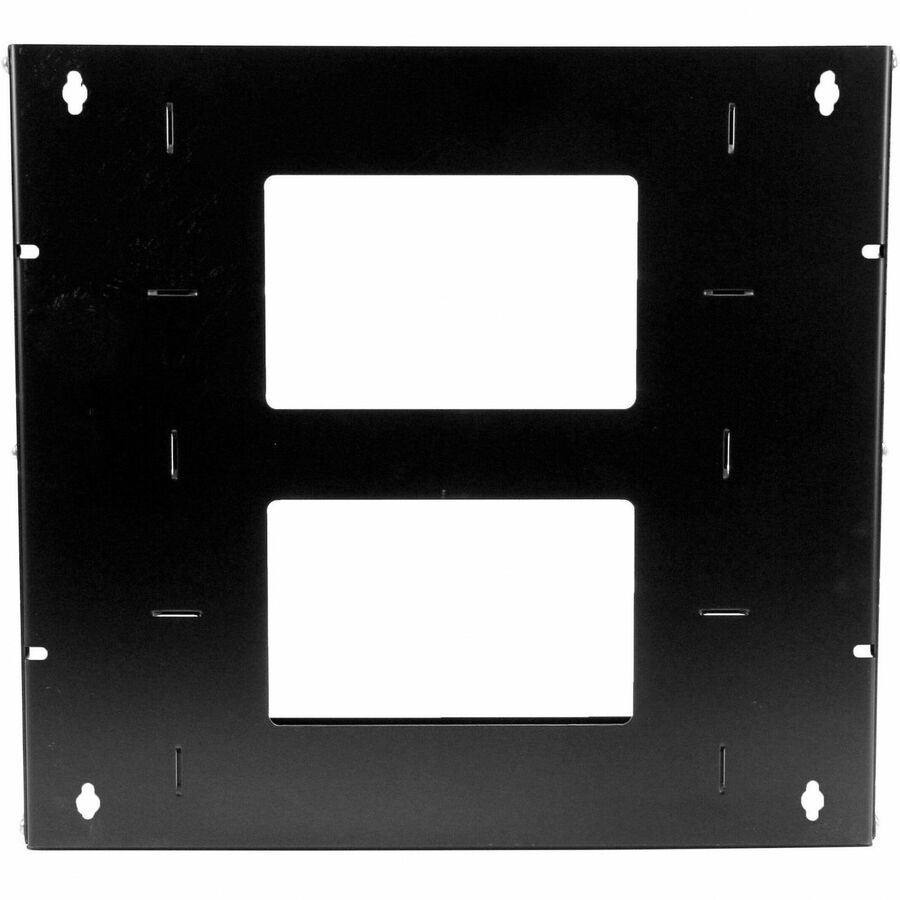 StarTech.com 2-Post 8U Open Frame Wall Mount Network Rack with Built-in Shelf and Adjustable Depth, Computer Rack for IT Equipment, TAA~