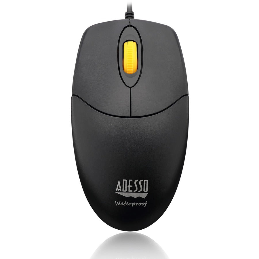 Adesso iMouse W3 Waterproof Antimicrobial Mouse with Magnetic Scroll Wheel