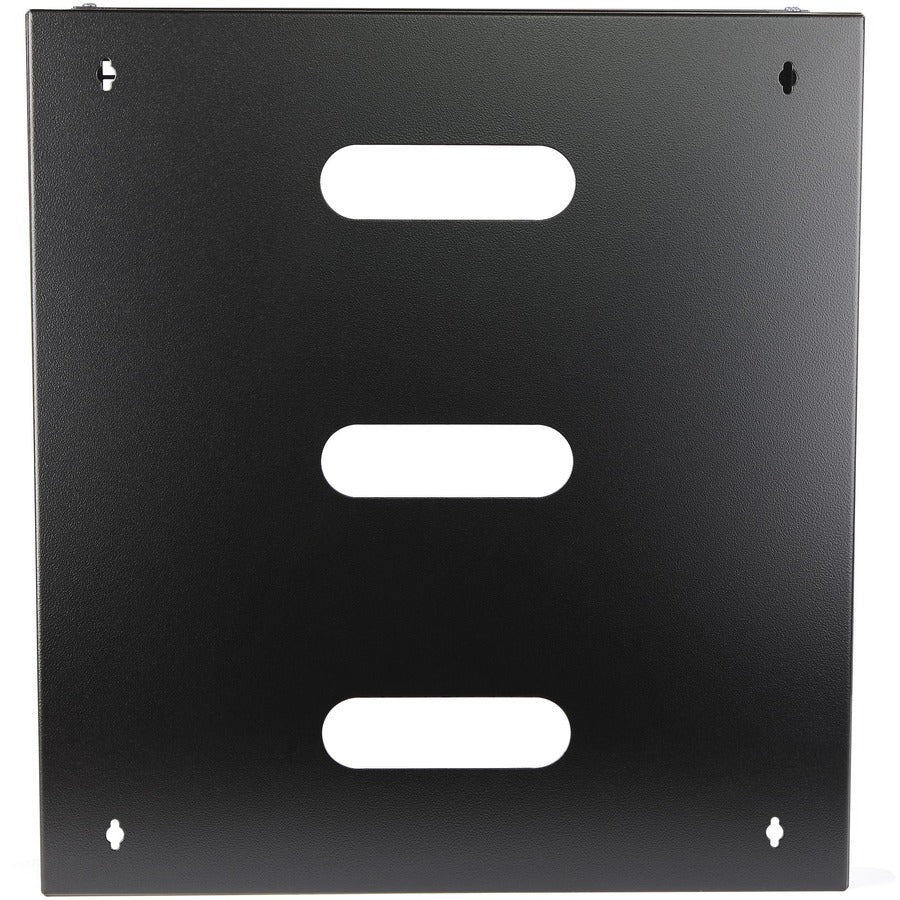 StarTech.com 12U Wall Mount Rack, 14in Deep, 19 inch Wall Mount Network Rack, Wall Mounting Patch Panel Bracket for Switch/IT Equipment