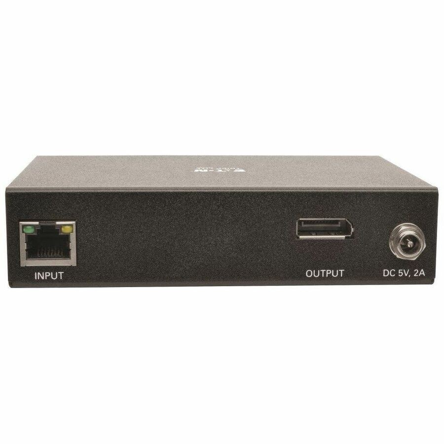 Eaton Tripp Lite Series DisplayPort over IP Extender Receiver over Cat5/Cat6, RS-232 Serial and IR Control, 1080p 60 Hz, 328 ft. (100 m), TAA