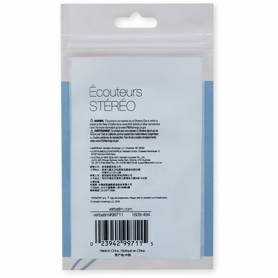 Verbatim Stereo Earphones