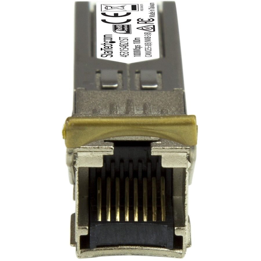 StarTech.com HPE 453154-B21 Compatible SFP Module - 1000BASE-T - 1GE Gigabit Ethernet SFP SFP to RJ45 Cat6/Cat5e - 100m