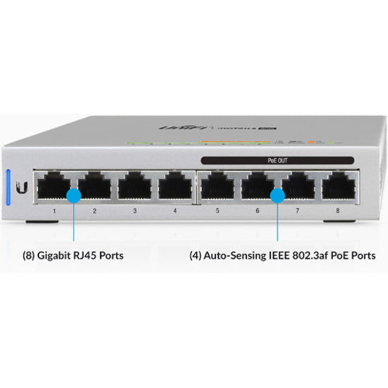 UNIFI SWITCH 8PORT 60W