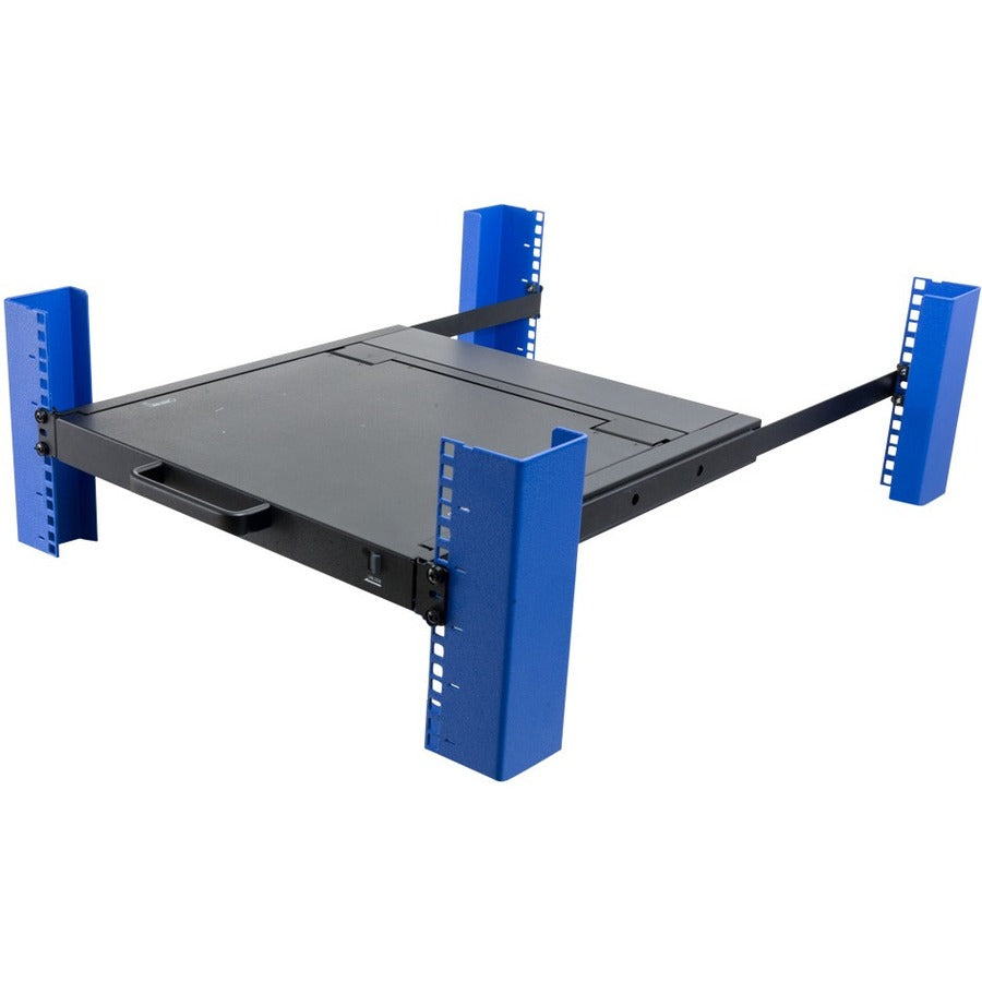 Rack Solutions 1U Sliding KVM with Keyboard, Trackpad and 17in Monitor (1 KVM Port)