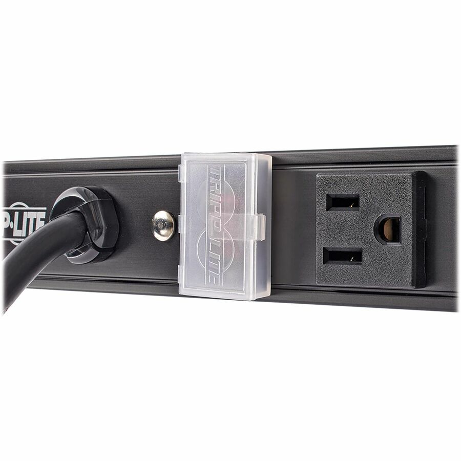 Eaton Tripp Lite Series 16-Outlet Vertical Power Strip, 120V, 15A, NEMA 5-15P, 15 ft. (4.57 m) Cord, 48 in., Black Housing