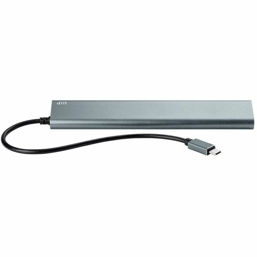 Monoprice SuperSpeed 7-Port USB-C Hub, Gray