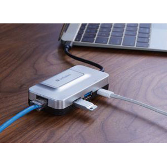 USB-C™ 3-Port Hub with Gigabit Ethernet and Power Delivery