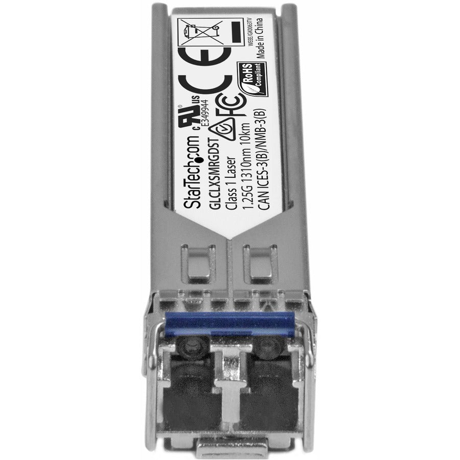 StarTech.com Cisco GLC-LX-SM-RGD Compatible SFP Module - 1000BASE-LX - 1GE Gigabit Ethernet 1GbE Single Mode Fiber SMF Optic Transceiver