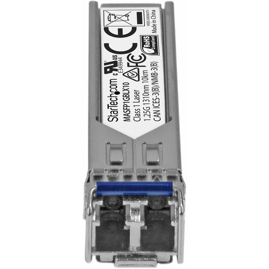 StarTech.com Cisco Meraki MA-SFP-1GB-LX10 Comp. SFP Module - 1000BASE-LX - 1GbE Gigabit Ethernet SFP Single Mode Fiber SMF Optic Transceiver