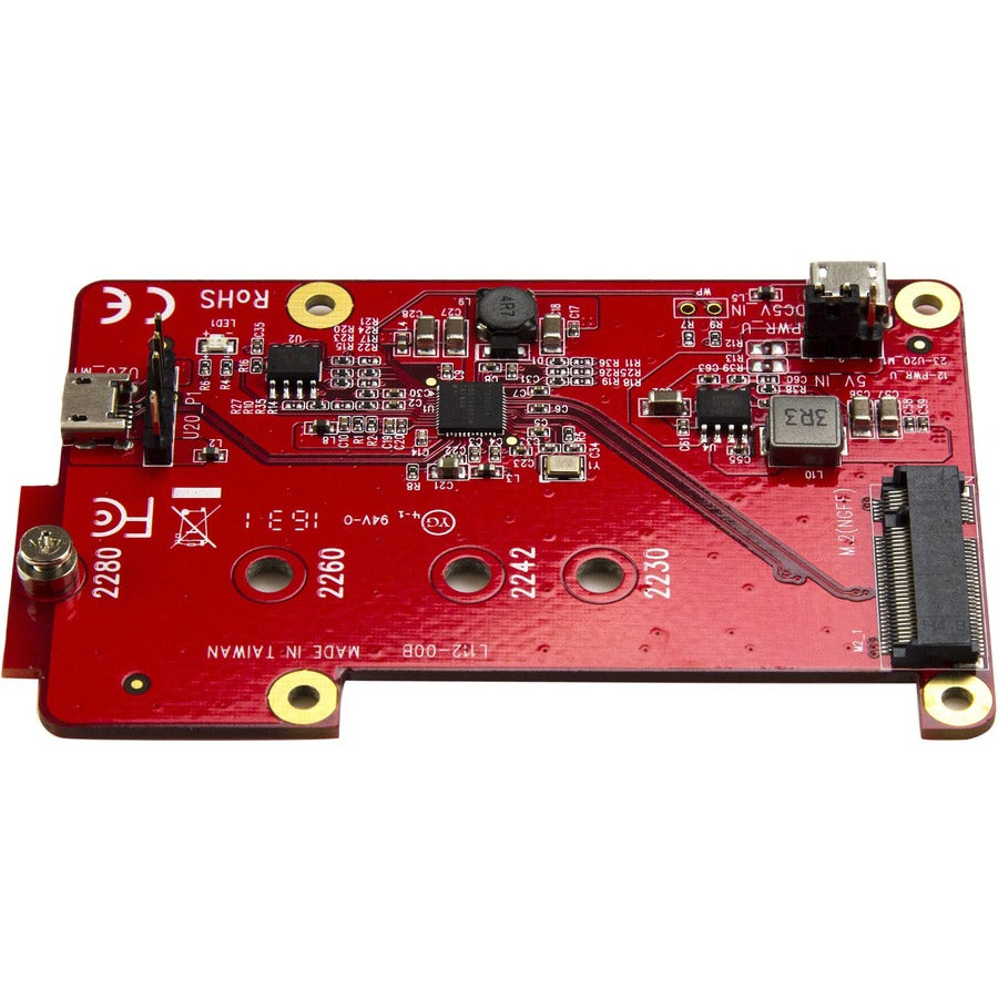 StarTech.com Raspberry Pi Board â€" USB 2.0 480Mbps â€" USB to M.2 SATA Converter â€" USB to SATA Raspberry Pi SSD